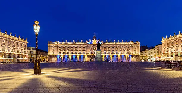 Stanislas Square at Twilight in Nancy, France