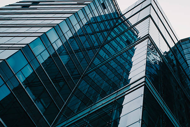 istock Glass business buildings 537804190