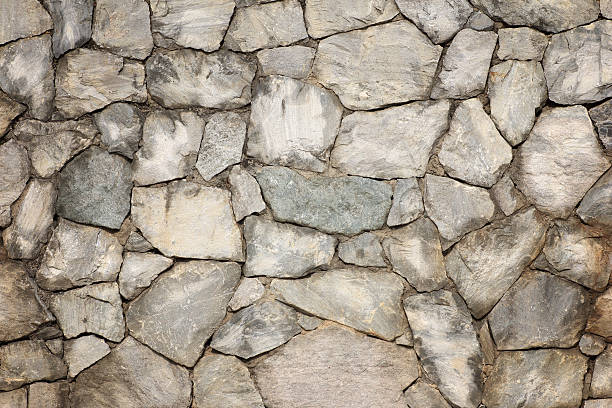 istock part of a stone wall, for background or texture. 537805208