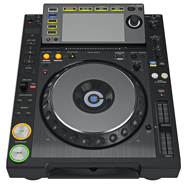 istock Digital dj music turntable mixer 537809818