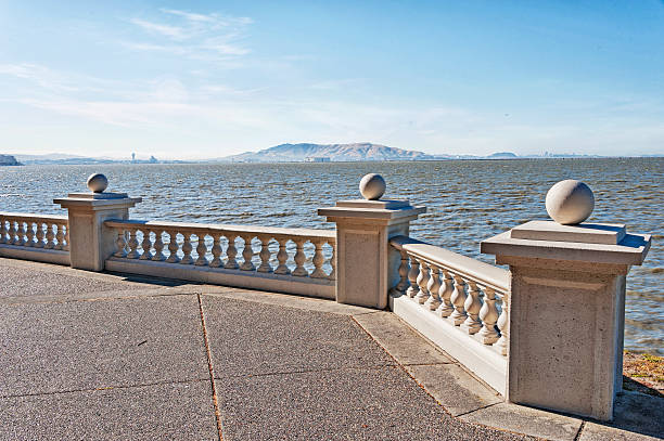 istock Walkway and Railing across from San Francisco Airport Bay Trail 537811246