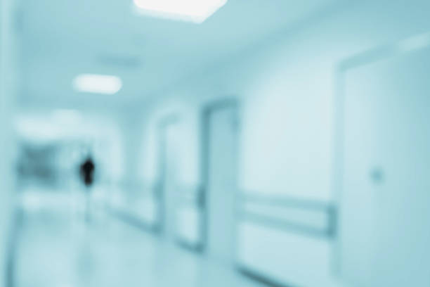 istock Abstract blur hospital corridor background 537813728