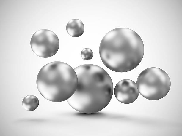 istock Heap of Metal Spheres Abstract Geometric Background 537816347