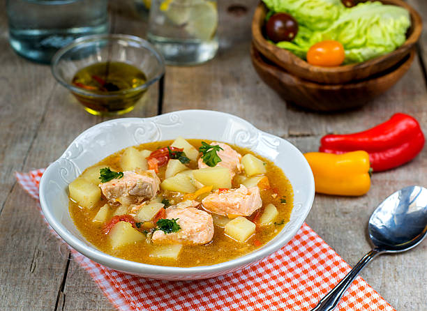 istock Marmitako tuna pot fish salmon stew with potatoes 537817383