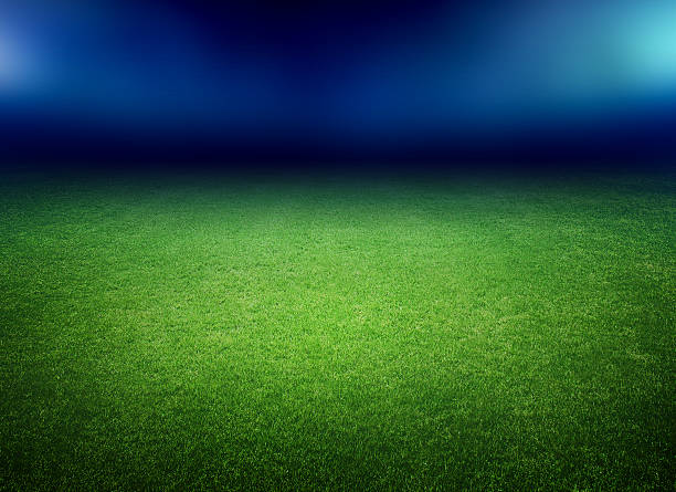 istock soccer field and the bright lights 537817511