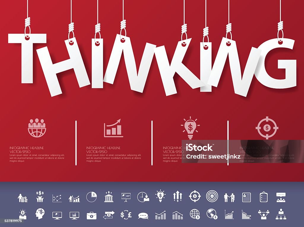 Tidying Rope Infograph Design Abstract Infographic Front On The Ropevector Illustratio Stock ...