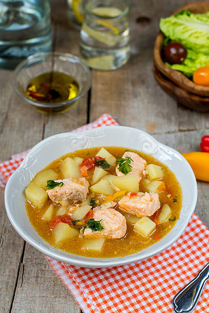 istock Marmitako tuna pot fish salmon stew with potatoes 537820415