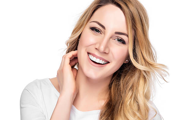 istock Beautiful young blond woman with clean face. 537821186