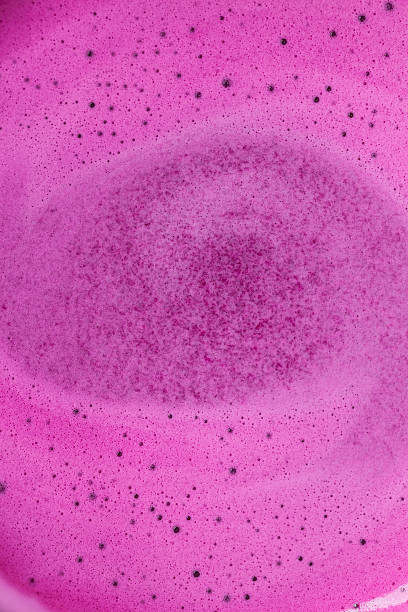 Closeup of Purple Beets Juice Texture stock photo