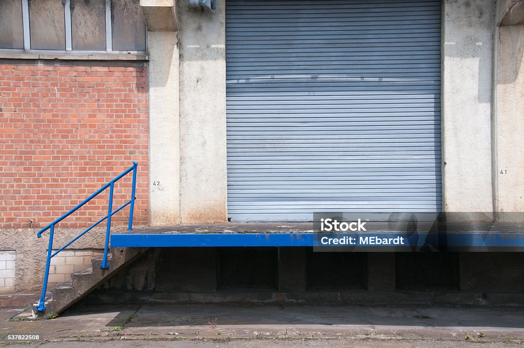 Loading ramp with Goal Brick Stock Photo