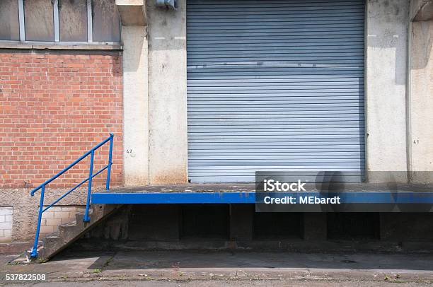 Loading Ramp With Goal Stock Photo - Download Image Now - Brick, Gate, Horizontal