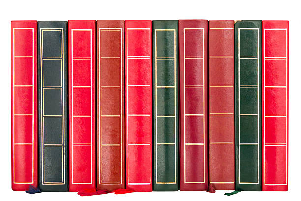 istock Row of Old Books Showing Spines 537826286