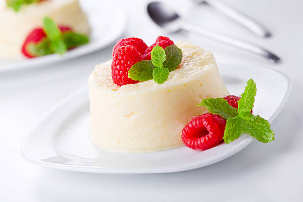 istock Panna Cotta And Raspberries 537827078
