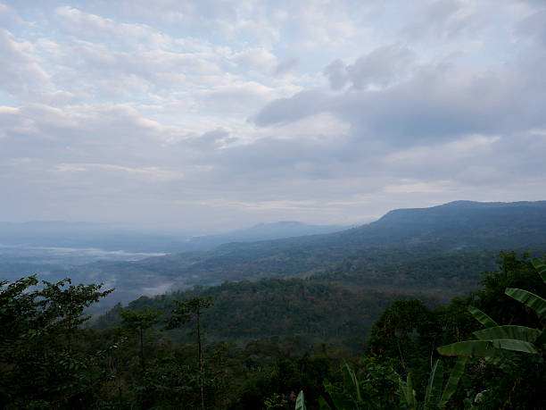 istock Fog in mountains nature landscape 537827102