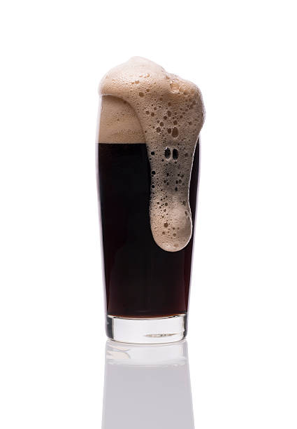 istock Pint glass of dark beer. Home Brewing. 537827504