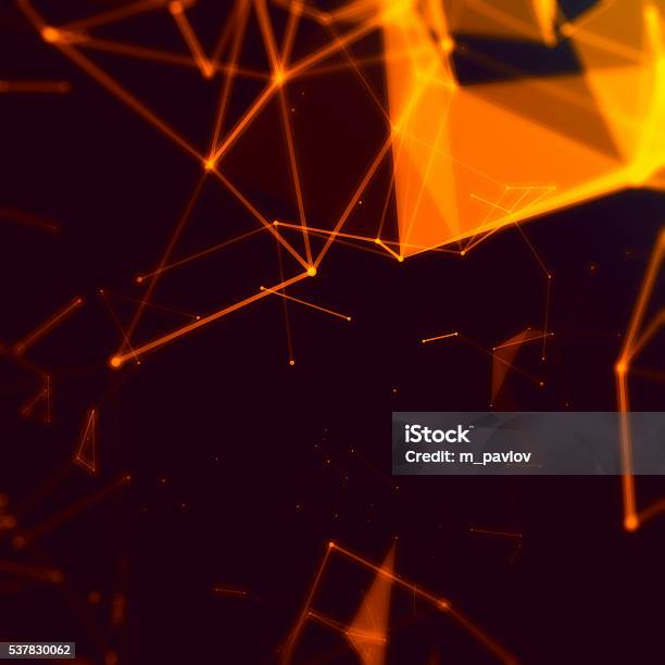 Understanding Connection Abstract Abstract Network Connection Background Stock Photo - Download Image Now ...