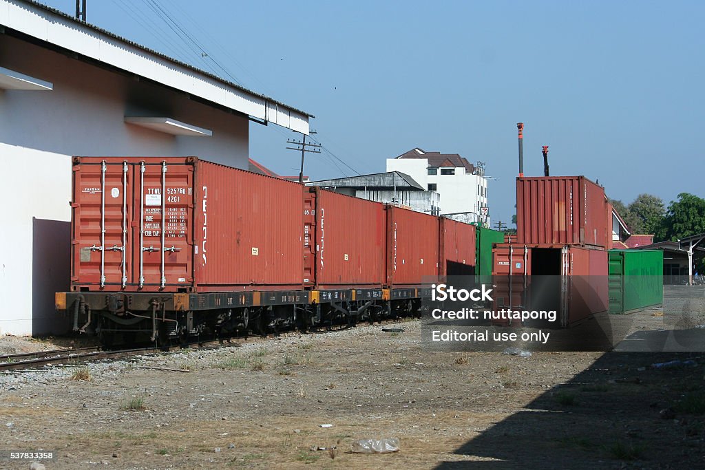 One Container Train Container Train Stock Photo - Download Image Now - Business, Business ...