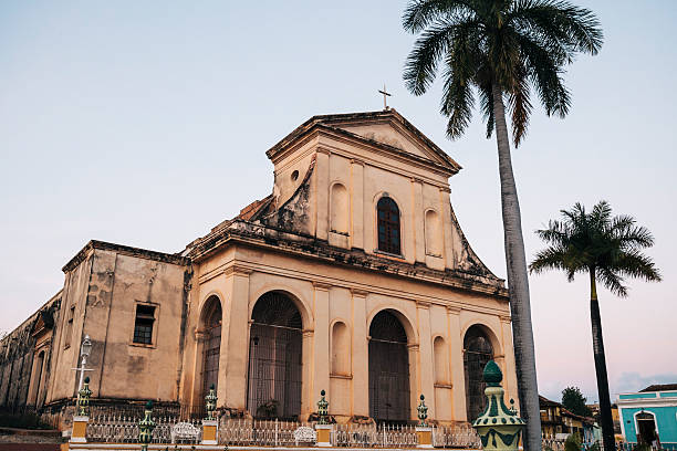 istock Holy Trinity Church at dusk, Trinidad, Cuba 537843494