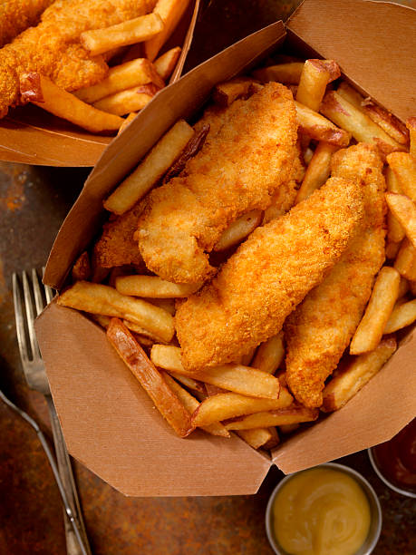 istock Chicken Strips with French Fries 537849512