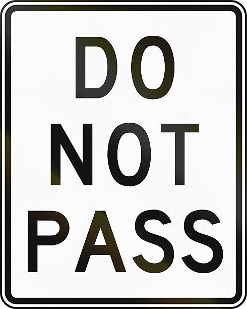 Do Not Pass United States traffic sign: Do Not Pass do not pass stock pictures, royalty-free photos & images