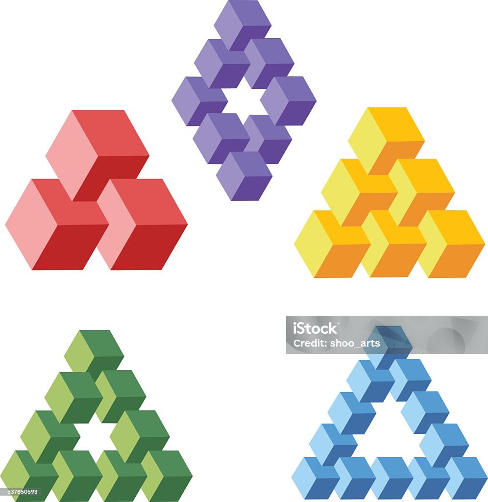 Irréelle géométrique, vecteur symboles frome de cubes - clipart vectoriel de 2015 libre de droits Irréelle géométrique, vecteur symboles frome de cubes - clipart vectoriel de 2015 libre de droits