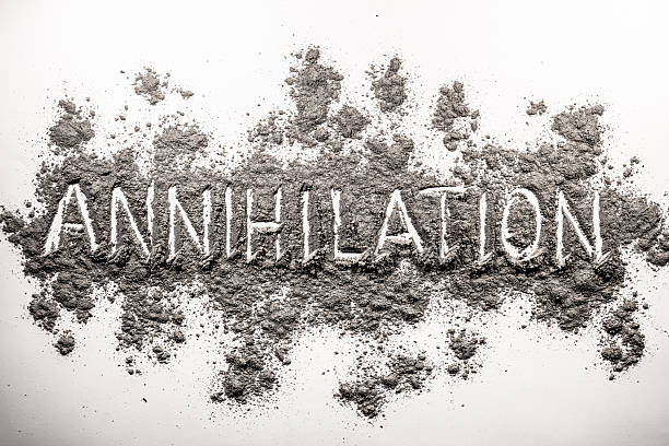 istock Word annihilation written in chaos of ash, dust, dirt 537850734