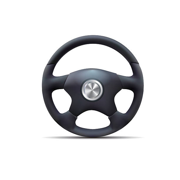 steering wheel Vector of the steering wheel, the file format for EPS10.0 fully editable. steering wheel stock illustrations