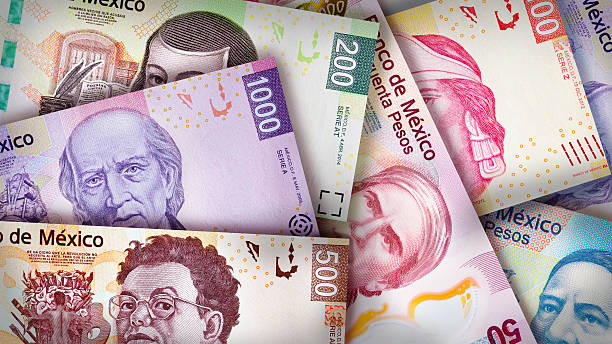 istock Mexican Peso Paper Bills 537863516