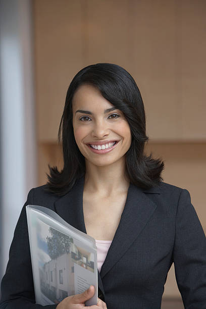 istock Confident Female Estate Agent Smiling 537866511