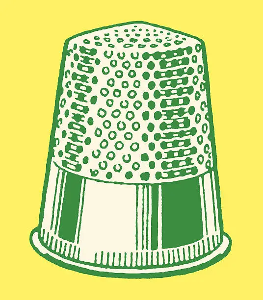 Vector illustration of Thimble