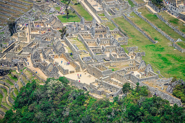 istock Aerial View of Ancient Machu Picchu in Peru 537866744