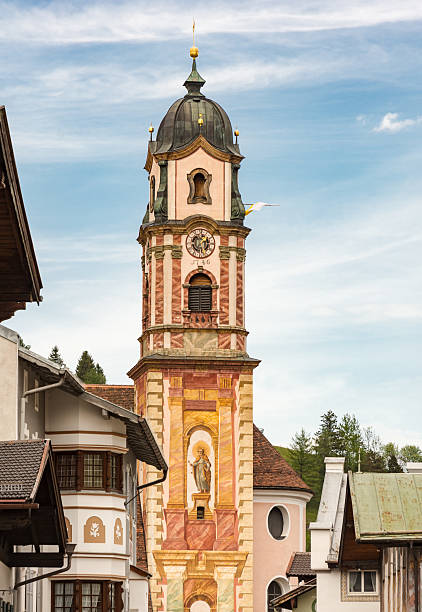 istock Historic church in Mittenwald 537867460