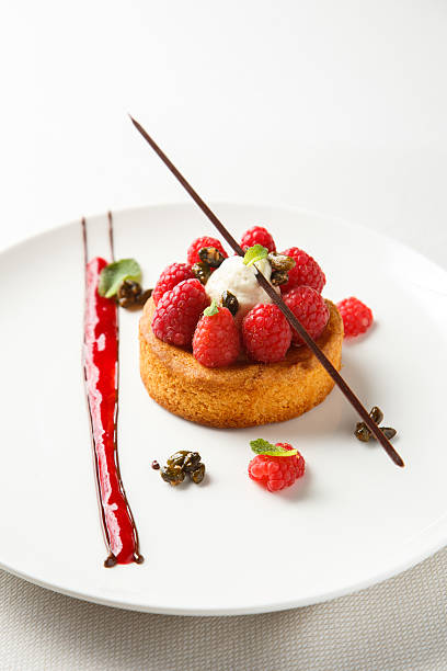 istock Breton shortbread with vanilla cream and raspberry coulis 537868516