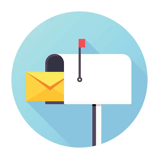 Vector illustration of Mailbox Icon