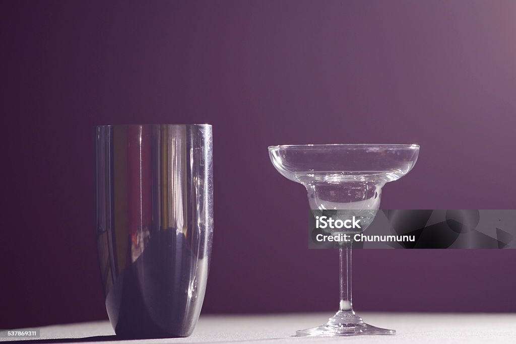 Cocktail margarita Cocktail shaker and empty glass of margarita 2015 Stock Photo