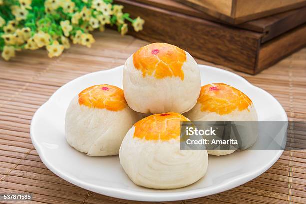 Chinese Pastry Or Moon Cake Chinese Festival Dessert Stock Photo - Download Image Now