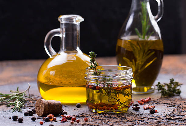 istock olive oil flavored with spices 537871984