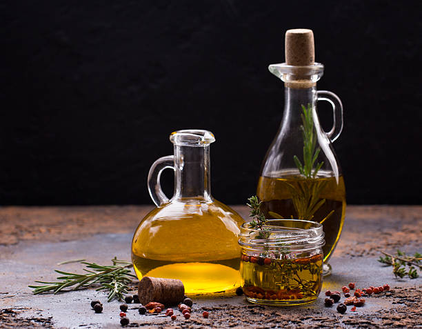istock olive oil flavored with spices 537872088