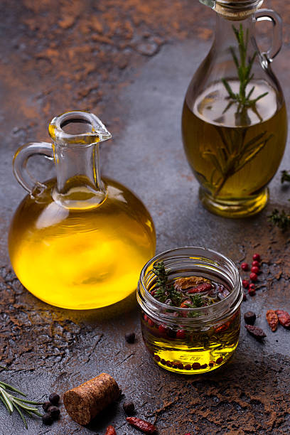 istock olive oil flavored with spices 537872256