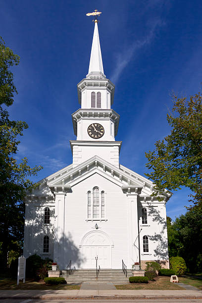 istock First Congregational Church in Falmouth, Cape Cod, Massachusetts, USA. 537872467