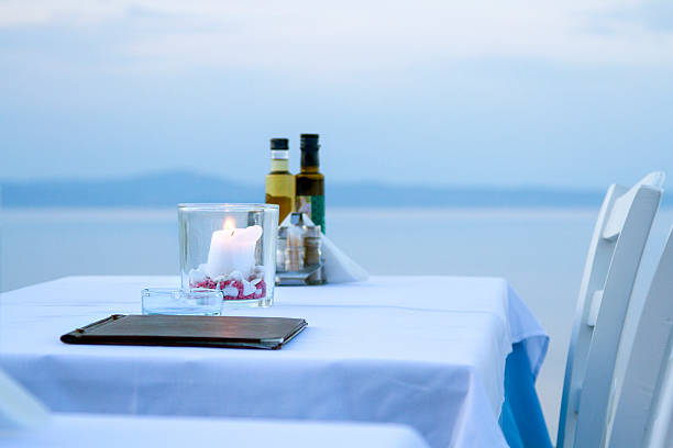 istock table in the cafe over the sea 537872864
