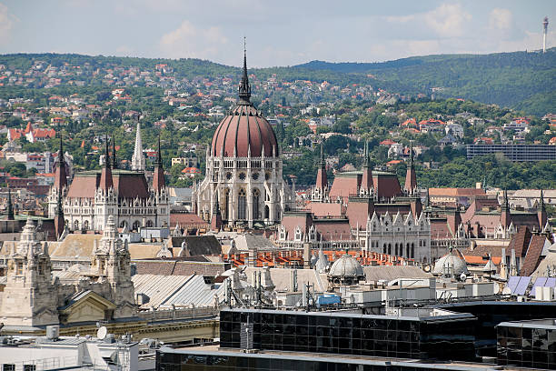 istock Beautiful view of summer Budapest. Hungary. Panorama. 537875452