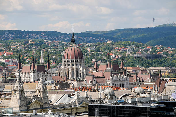 istock Beautiful view of summer Budapest. Hungary. Panorama. 537875766