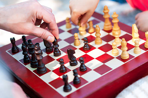 istock Cheerful friendly family is skillful chessplayer 537880372