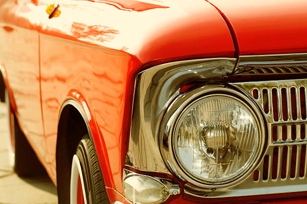 istock Beautiful vintage retro car 537882120