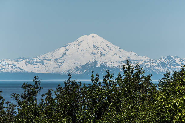 Mount Redoubt is an active stratovolcano in the largely volcanic Aleutian Range in southwest Alaska. It has an elevation of 10,197' and last erupted in 2009.