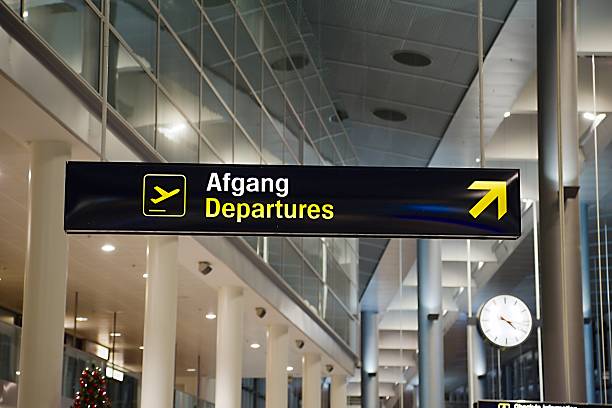 istock Departures airport sign 537884936