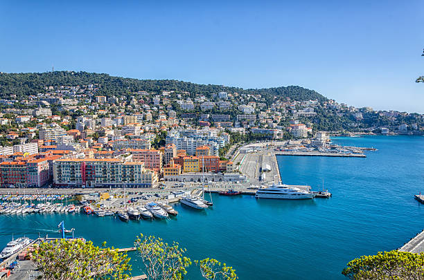 istock Way to open sea from port of Nice 537885946
