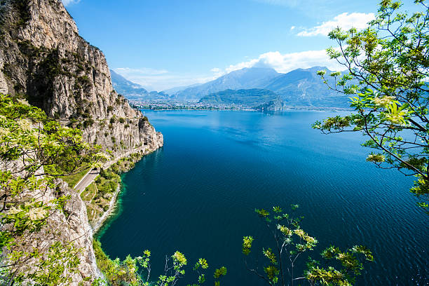 Panorama of the gorgeous Lake Garda.