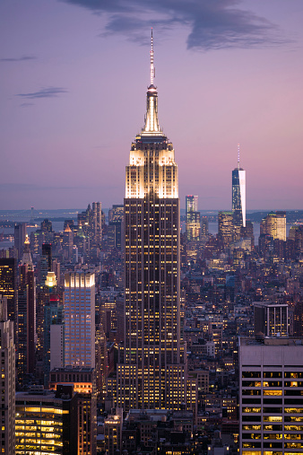 Edificio Empire State de la ciudad de Nueva York en Manhattan photo